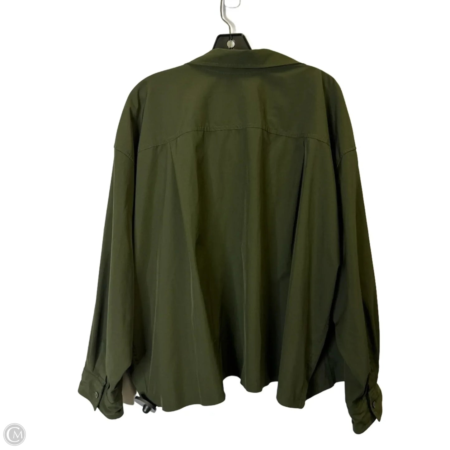 Top Long Sleeve By Athleta In Green, Size: 2x