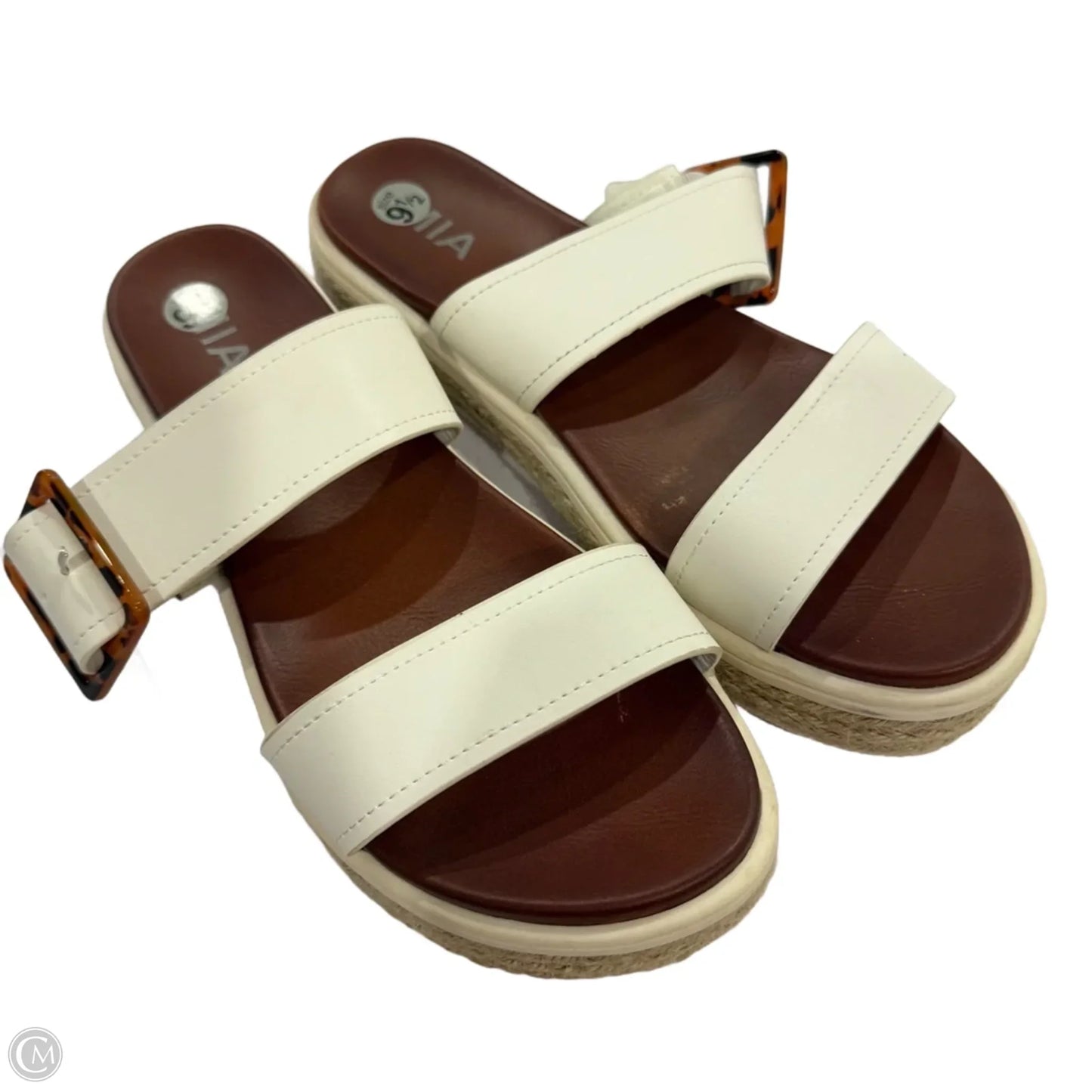 Sandals Flats By Mia In Brown, Size: 9.5