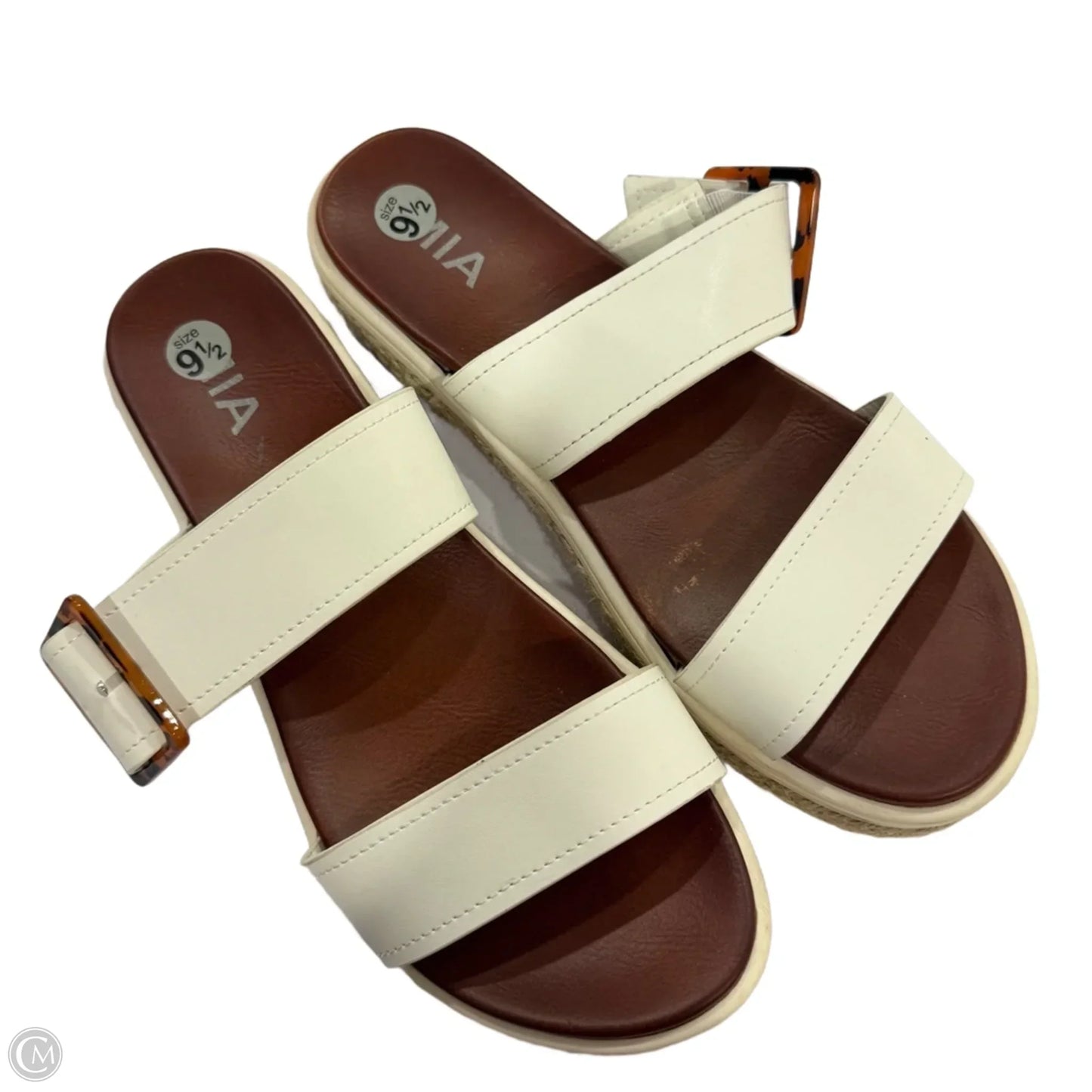 Sandals Flats By Mia In Brown, Size: 9.5