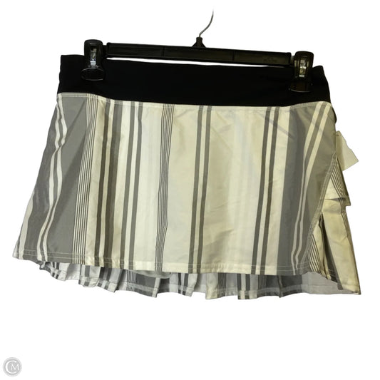 Athletic Skort By Lululemon In Grey, Size: 8