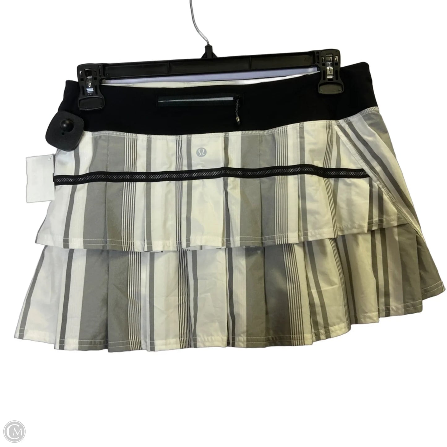 Athletic Skort By Lululemon In Grey, Size: 8