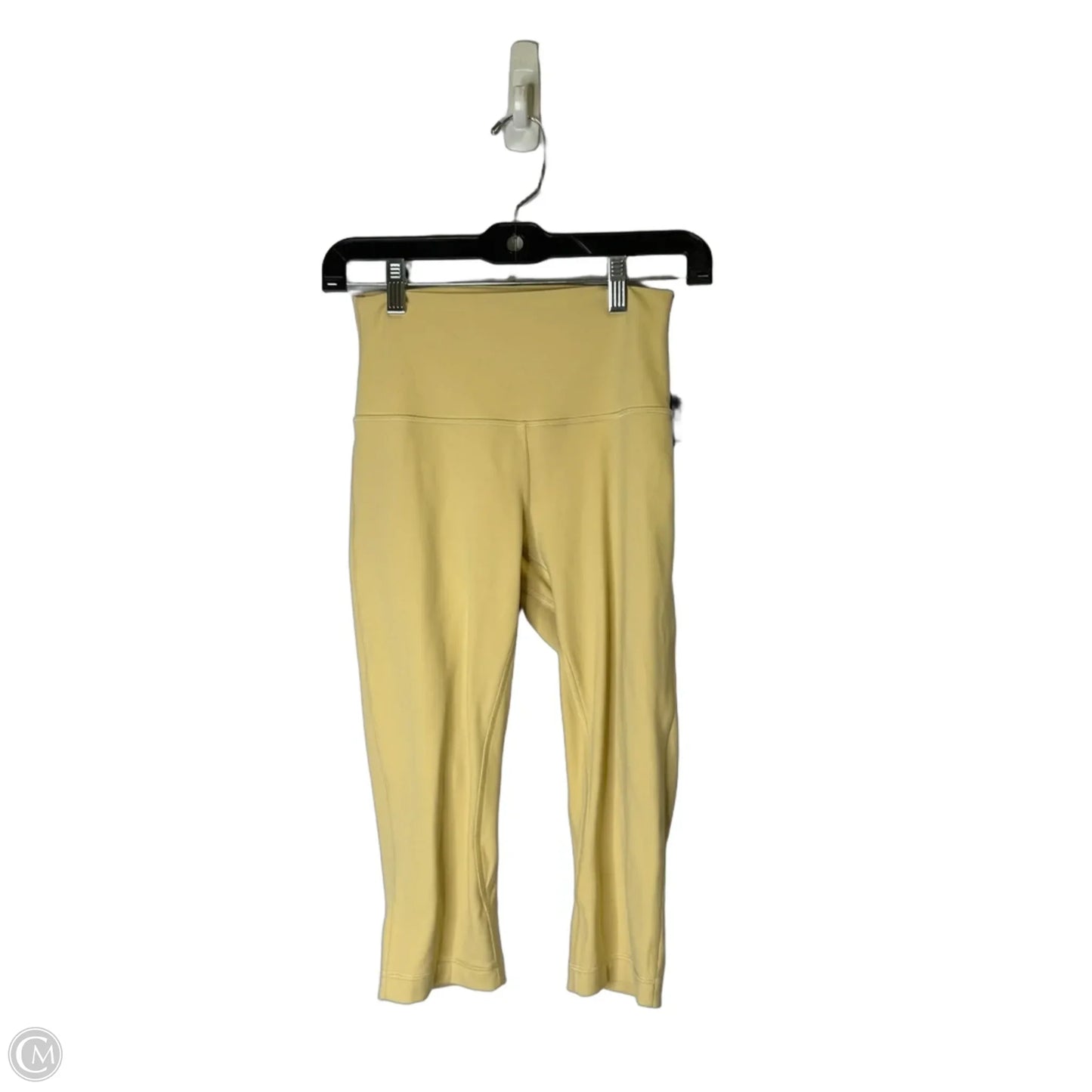 Athletic Capris By Lululemon In Beige, Size: 6