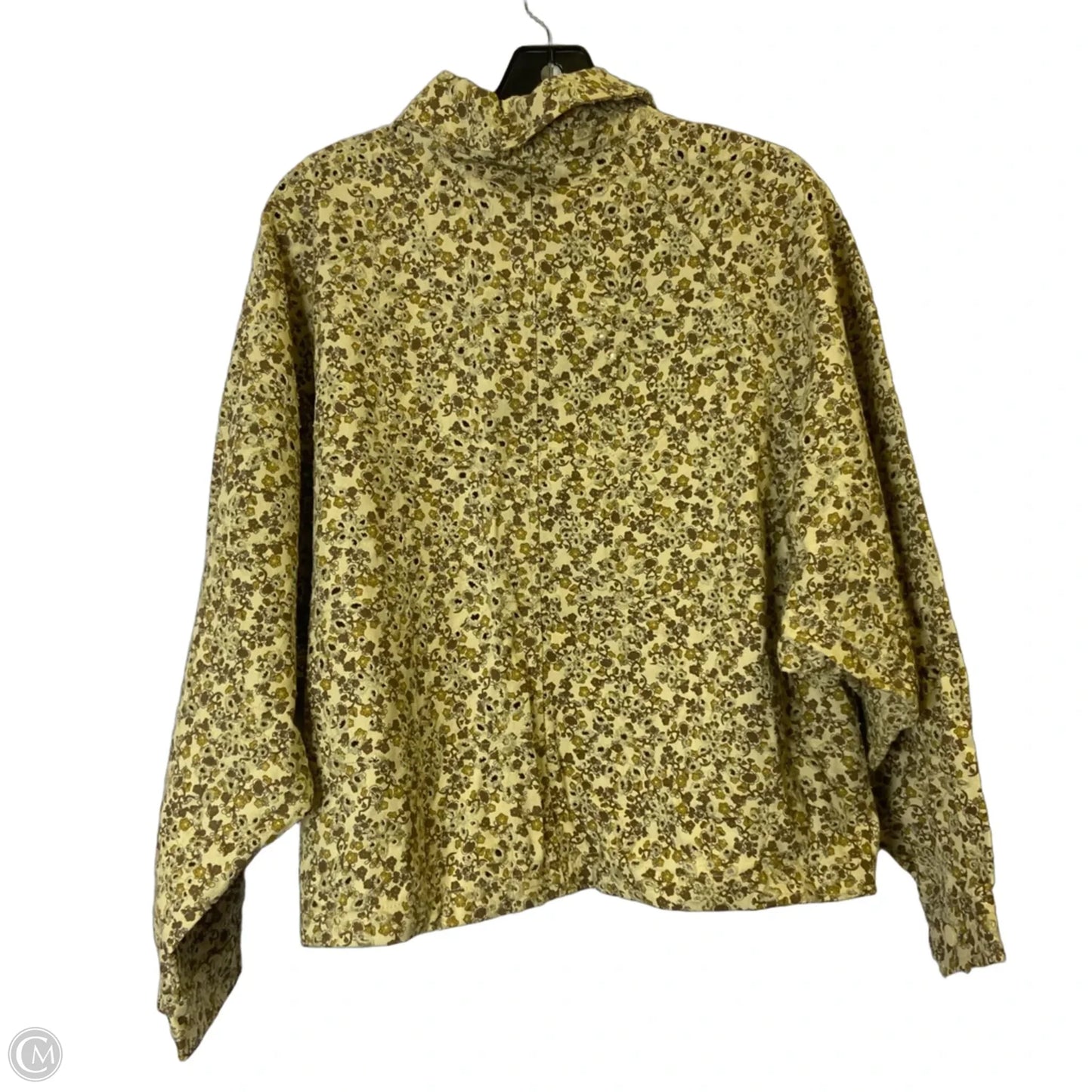 Jacket Denim By Solitaire In Beige, Size: Xl