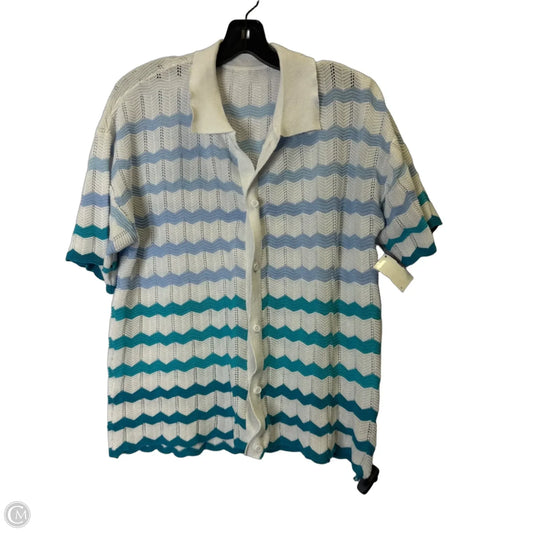 Top Short Sleeve By Clothes Mentor In Blue, Size: S