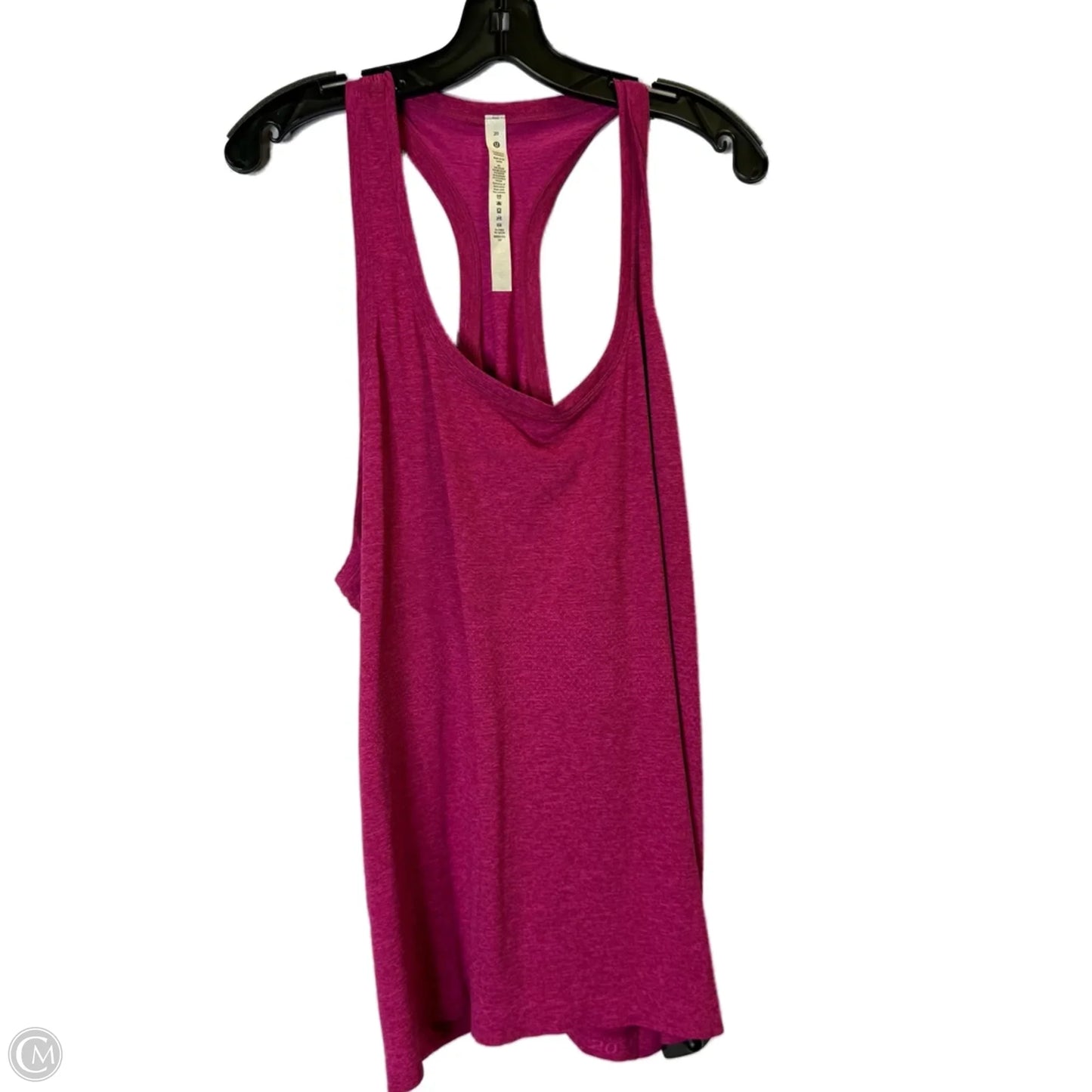 Athletic Tank Top By Lululemon In Pink, Size: 20