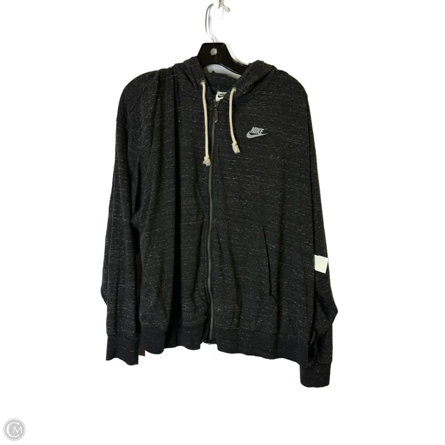 Athletic Jacket By Nike Apparel In Black, Size: 2x