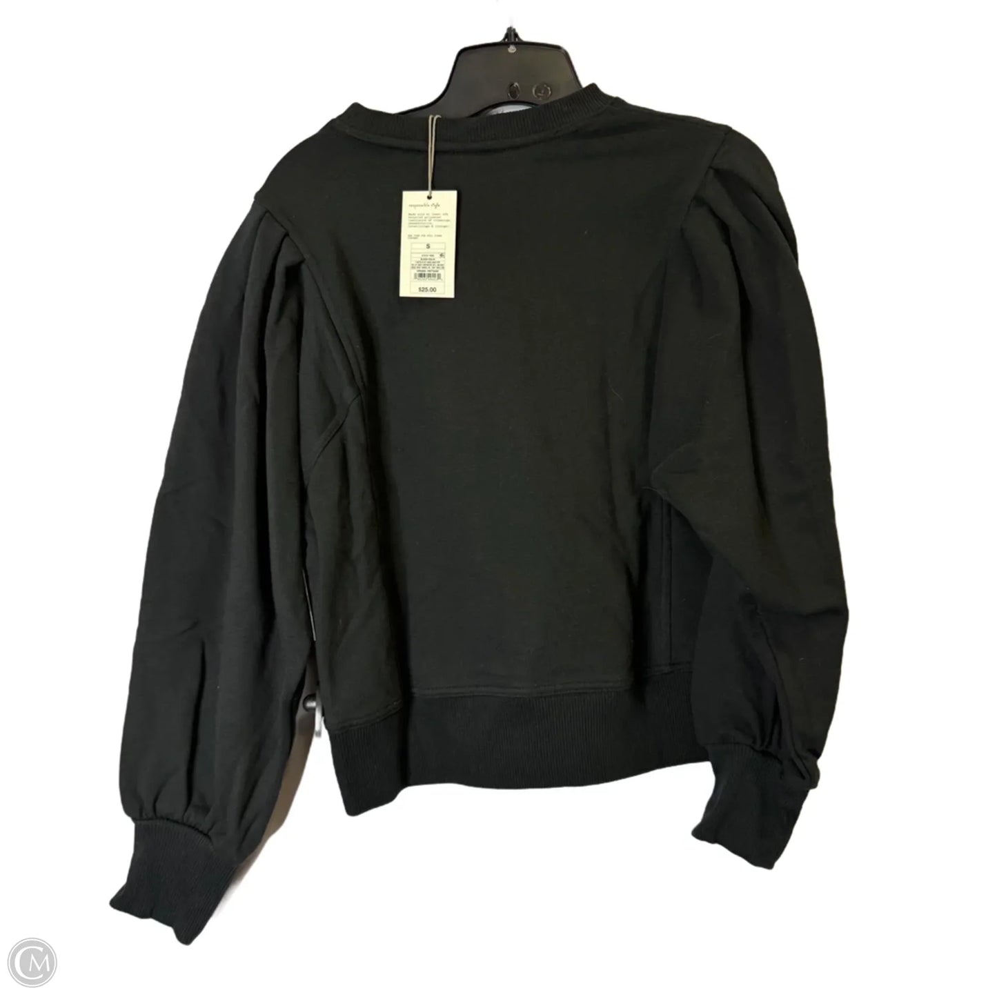 Sweatshirt Crewneck By A New Day In Black, Size: S