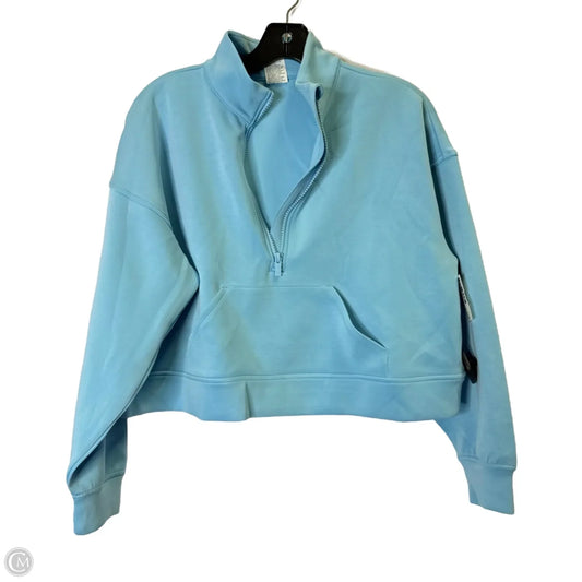 Athletic Sweatshirt Collar By All In Motion In Blue, Size: S