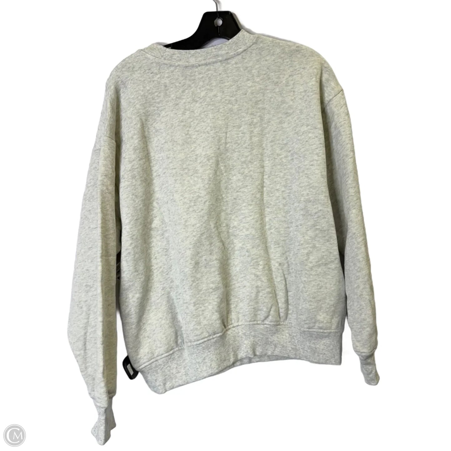 Sweatshirt Crewneck By Victorias Secret In Grey, Size: S