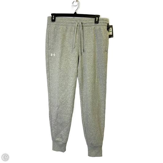Athletic Pants By Under Armour In Grey, Size: L
