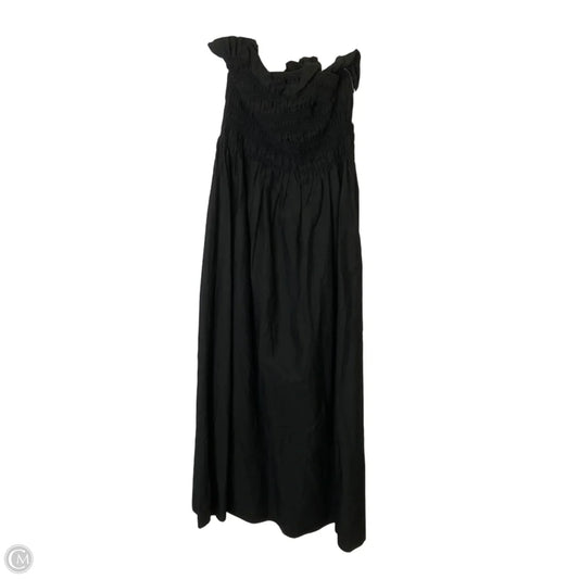 Dress Casual Midi By H&m In Black, Size: S