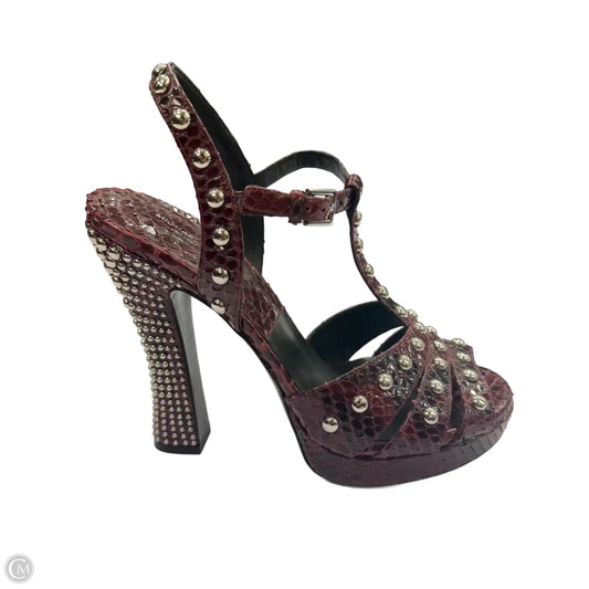 Shoes Designer By Michael Kors Collection In Purple, Size: 9