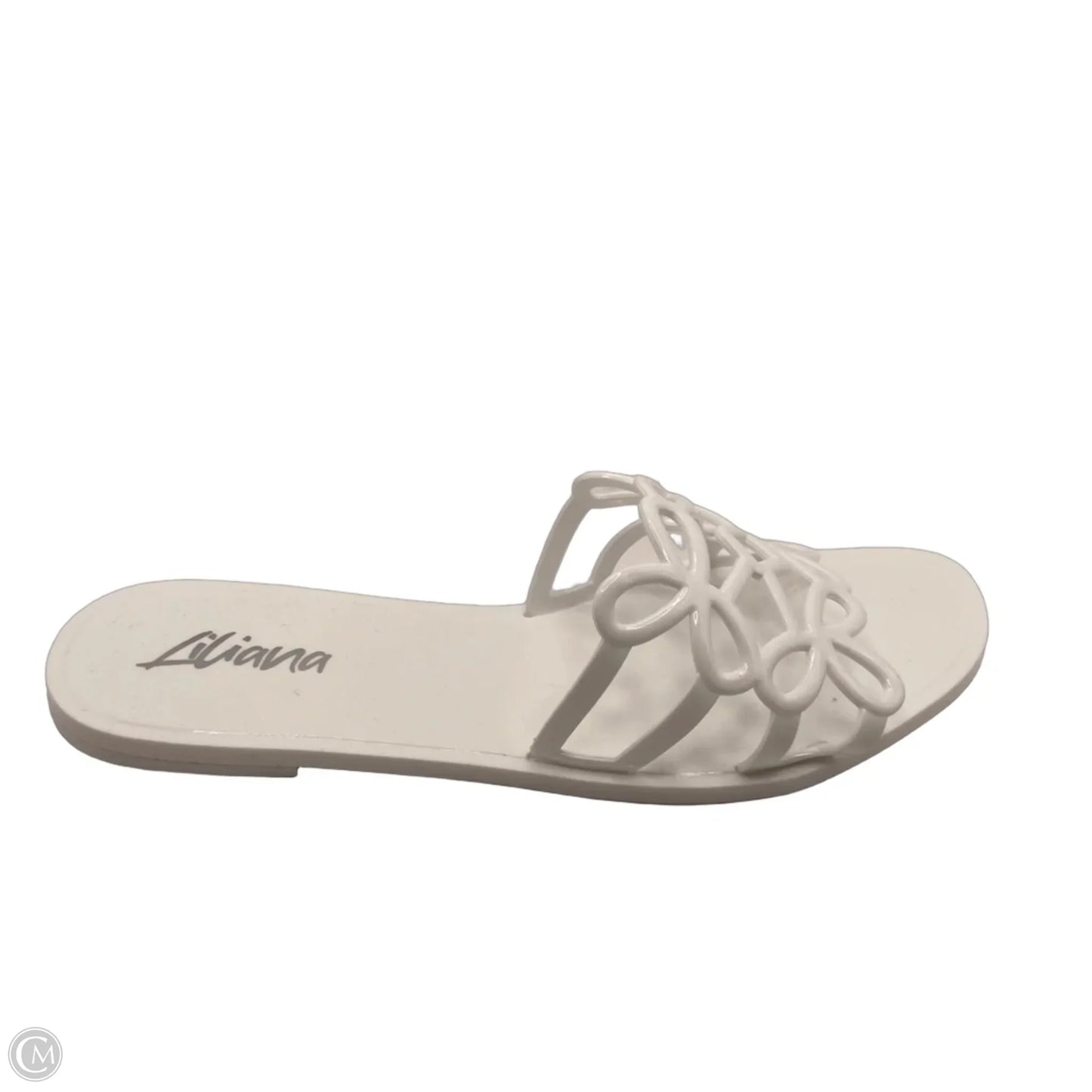 Sandals Flats By Liliana In White, Size: 10