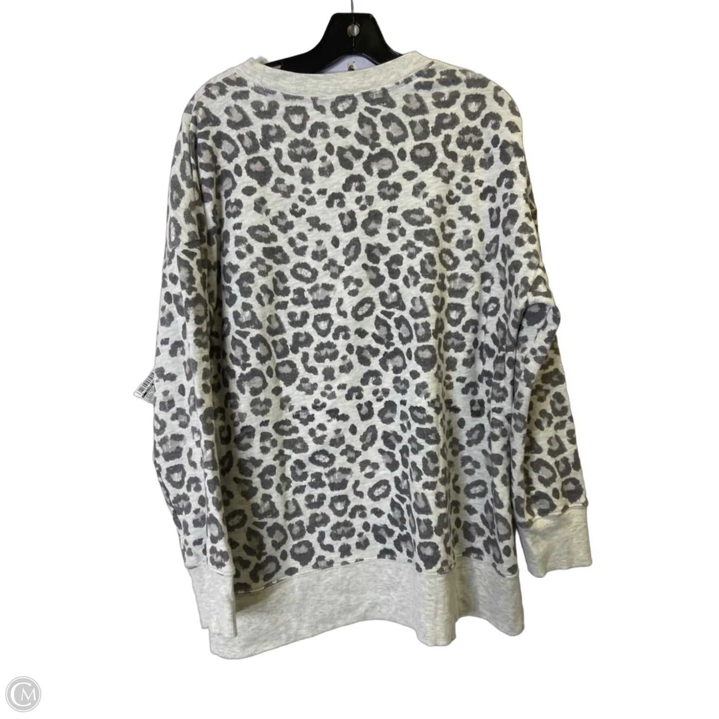 Sweatshirt Crewneck By Clothes Mentor In Animal Print, Size: Xl