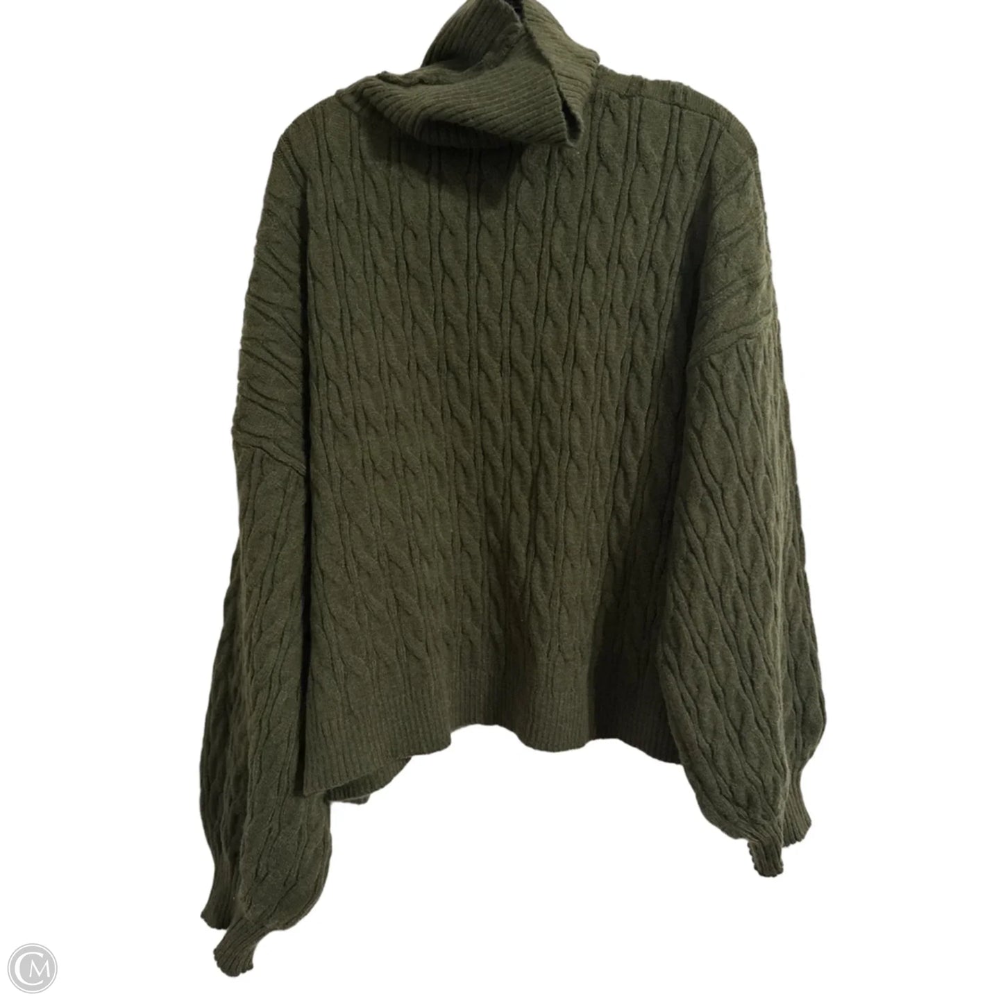 Sweater By Cider In Green, Size: 3x