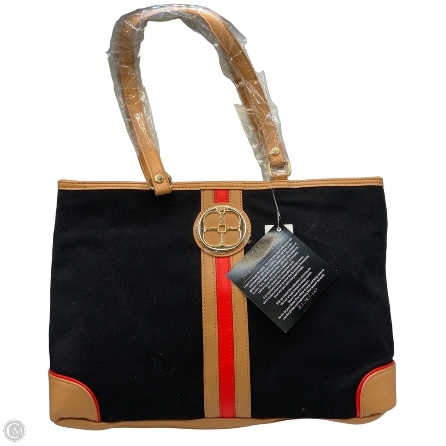 Handbag By Iman Hsn, Size: Medium