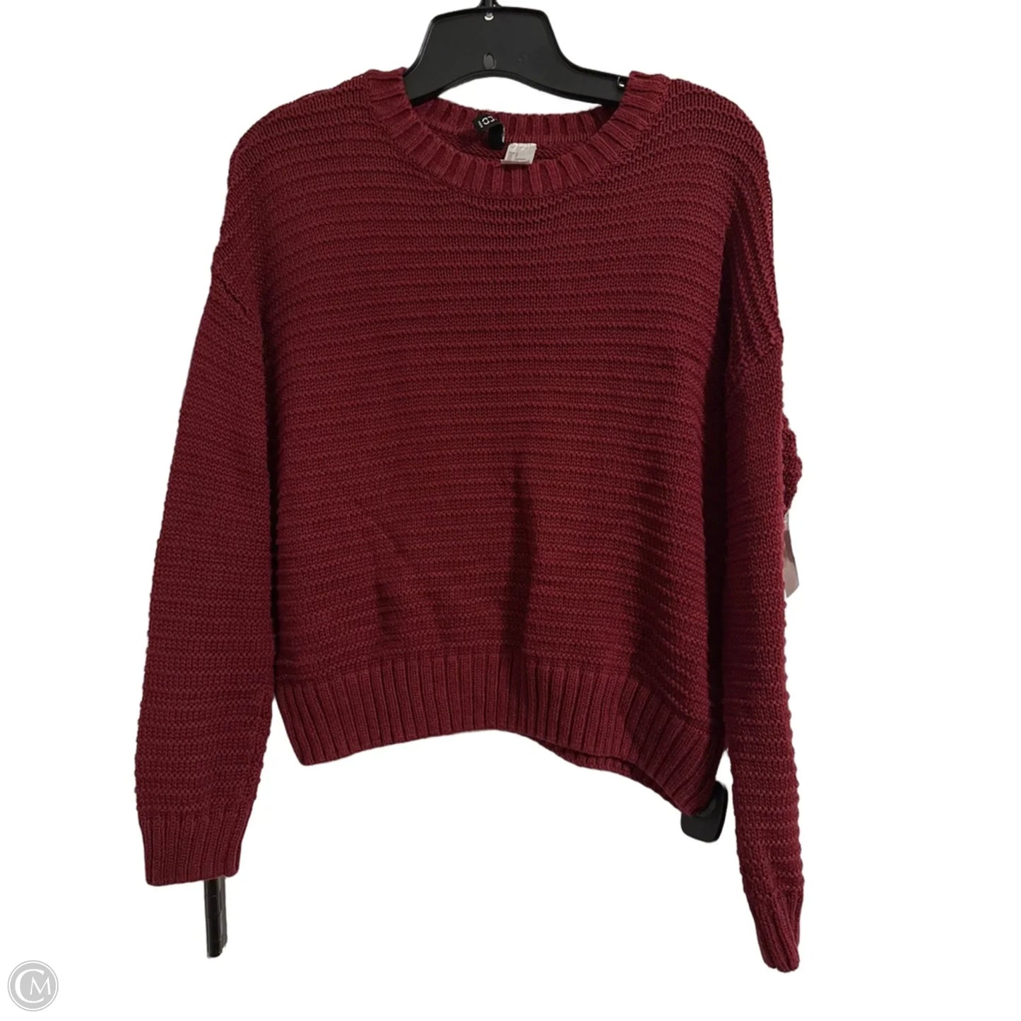 Sweater By Divided In Maroon, Size: S