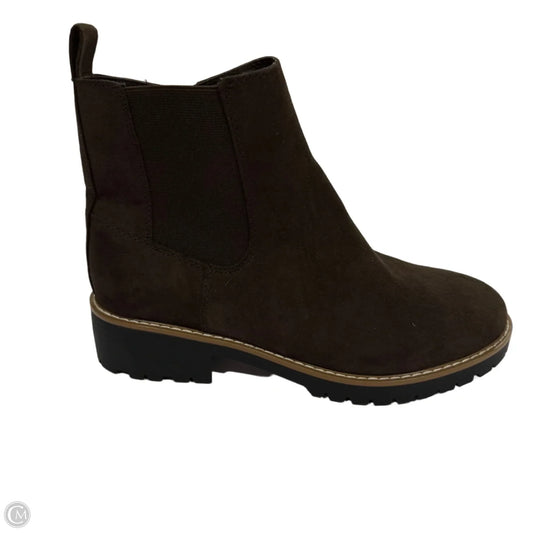 Boots Ankle Flats By Kensie In Brown, Size: 10