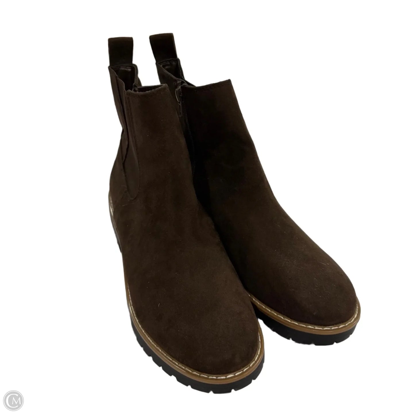 Boots Ankle Flats By Kensie In Brown, Size: 10