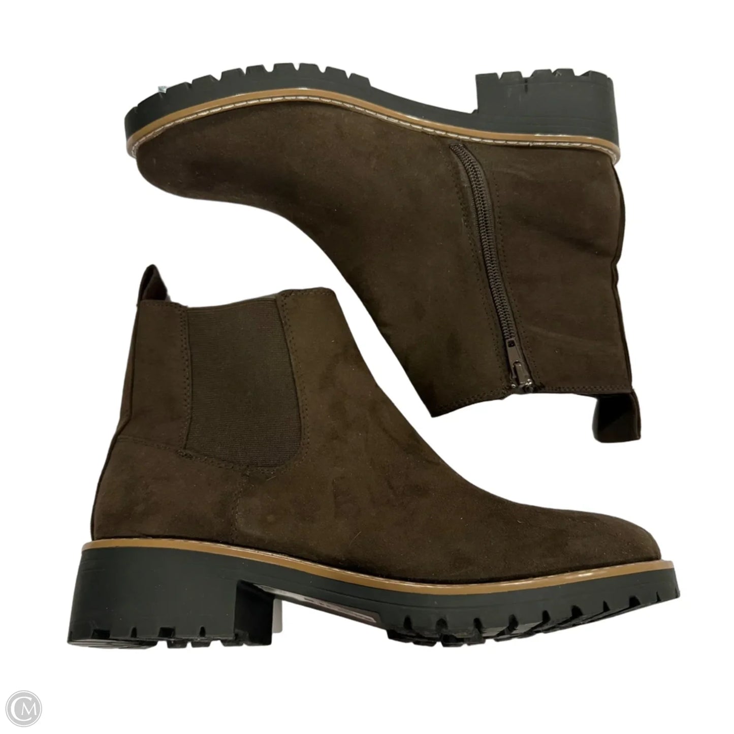 Boots Ankle Flats By Kensie In Brown, Size: 10