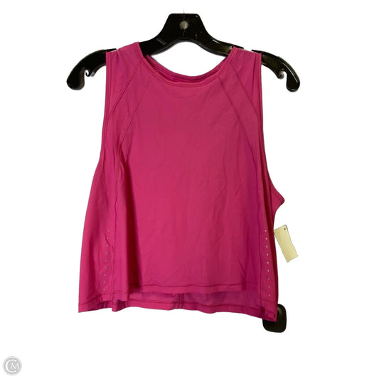 Athletic Tank Top By Lululemon In Pink, Size: S
