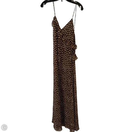 Dress Casual Maxi By Zara In Brown, Size: S