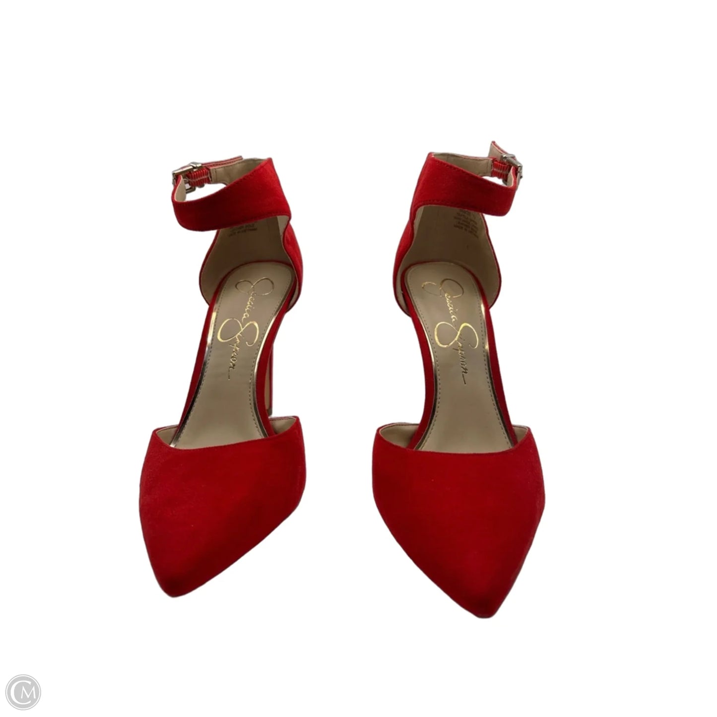 Shoes Heels Stiletto By Jessica Simpson In Red, Size: 8