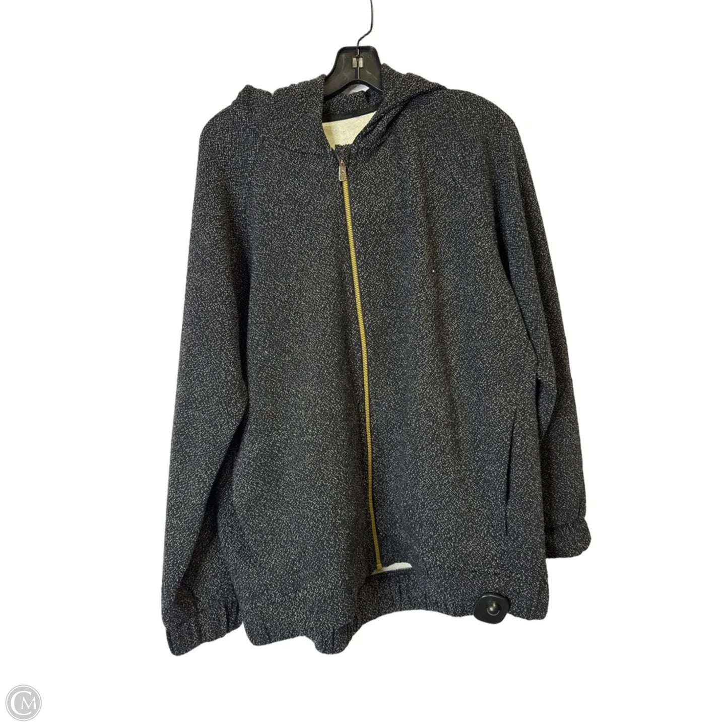 Athletic Jacket By Lululemon In Black, Size: L