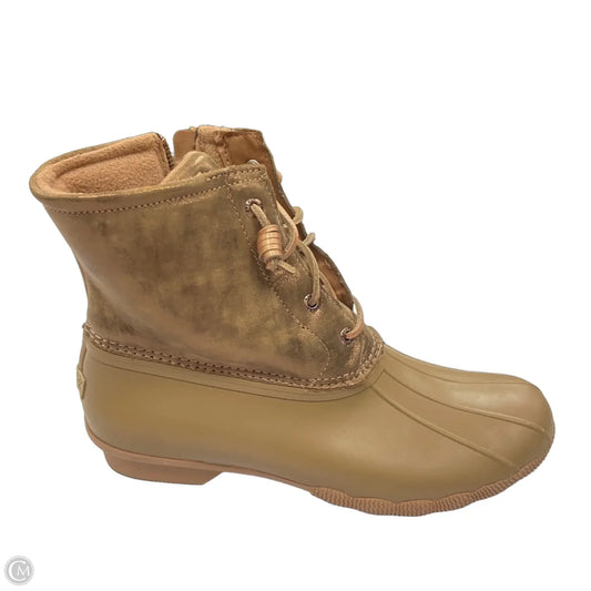 Boots Rain By Sperry In Rose Gold, Size: 12