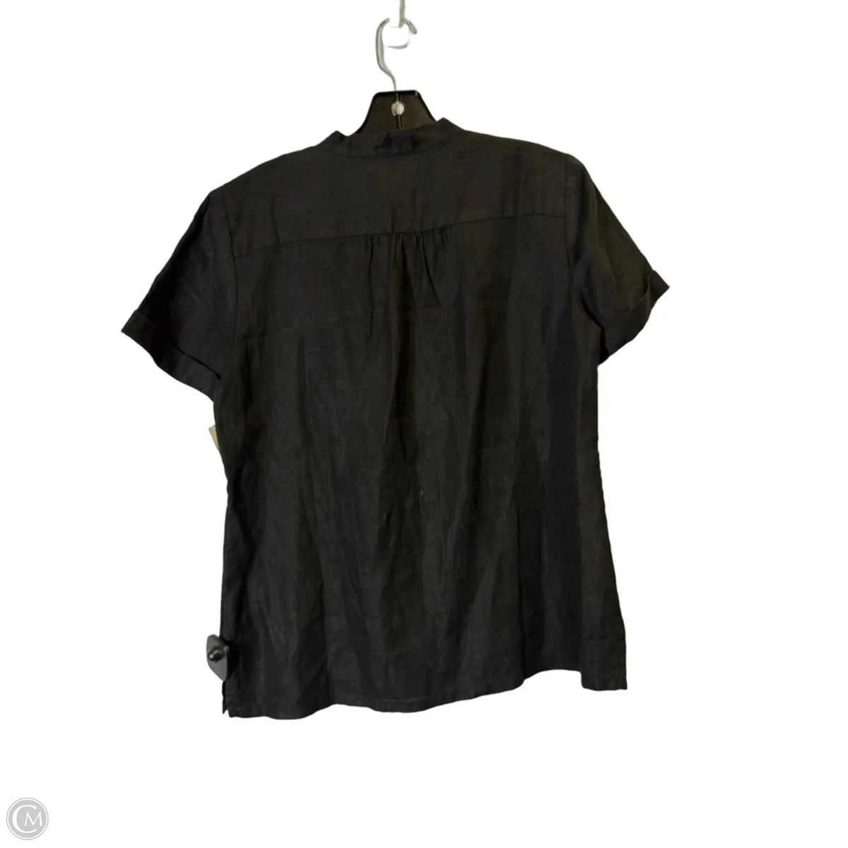 Top Short Sleeve By Talbots In Black, Size: S