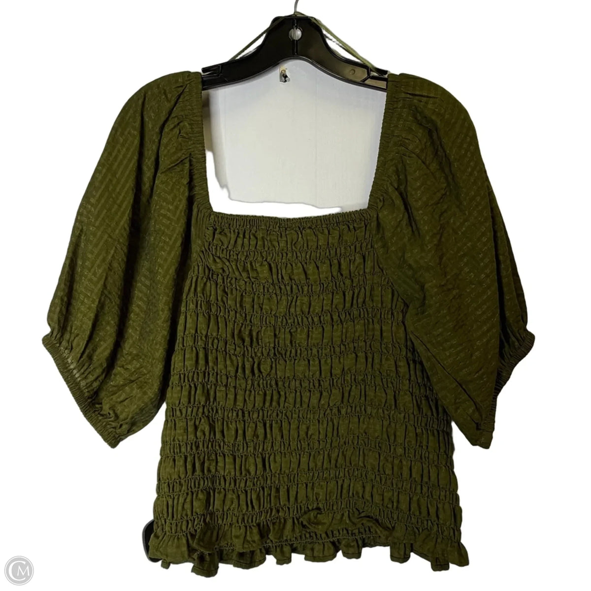 Top Short Sleeve By Old Navy In Green, Size: L