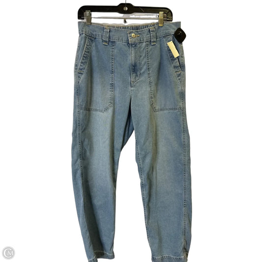 Jeans Wide Leg By Old Navy In Blue Denim, Size: M