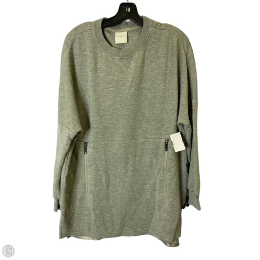 Sweatshirt Crewneck By Varley In Grey, Size: S