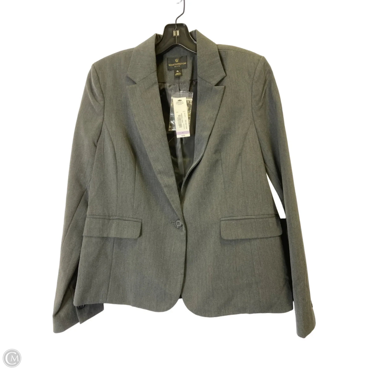 Blazer By Worthington In Grey, Size: Lp