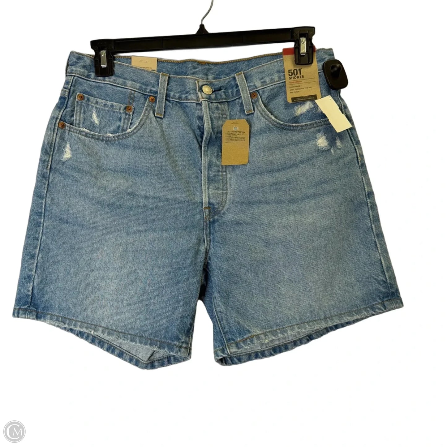 Shorts By Levis In Blue Denim, Size: 10