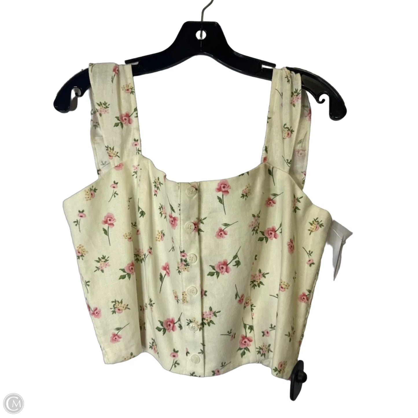 Top Sleeveless By Joie In Cream, Size: L