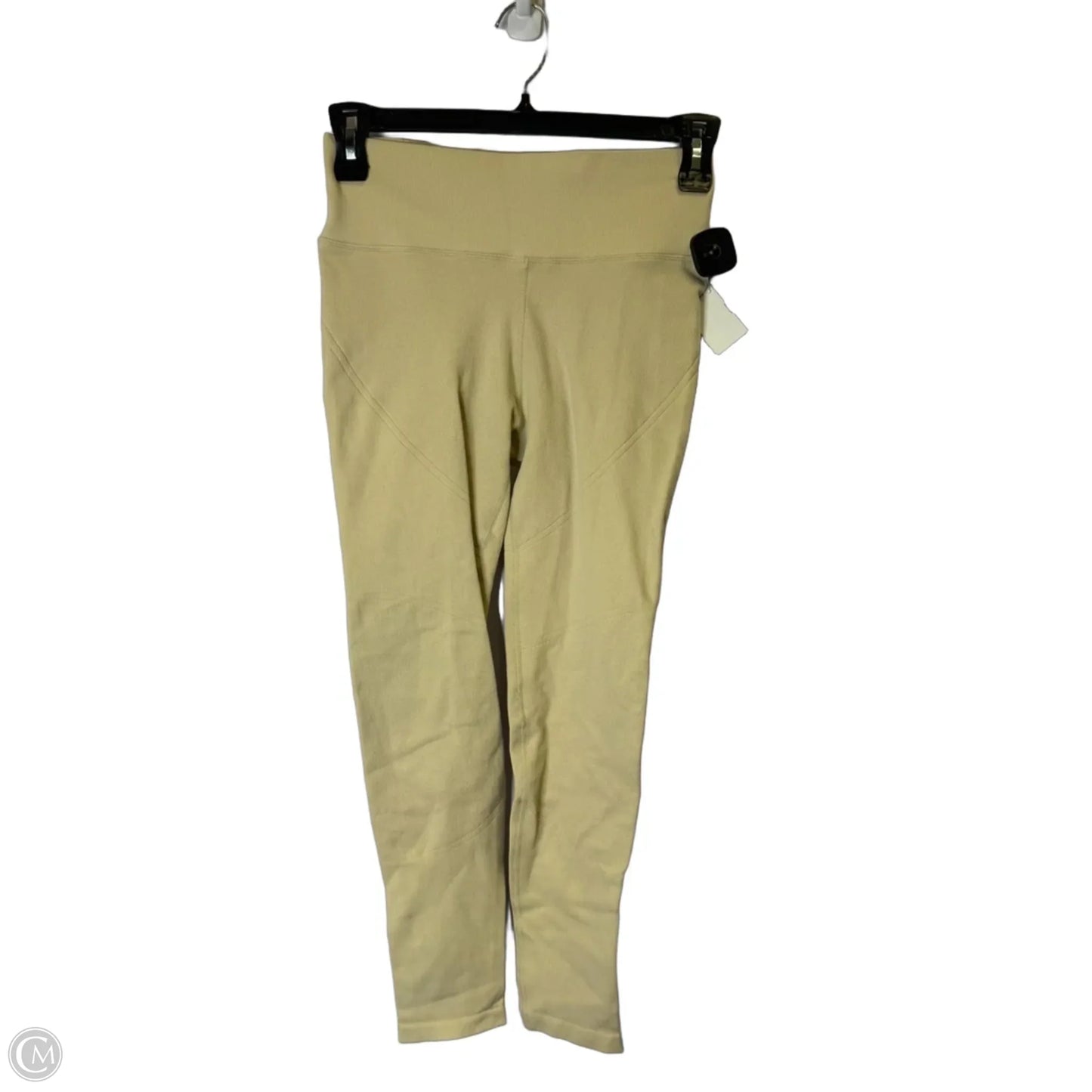 Athletic Leggings By Aerie In Cream, Size: M