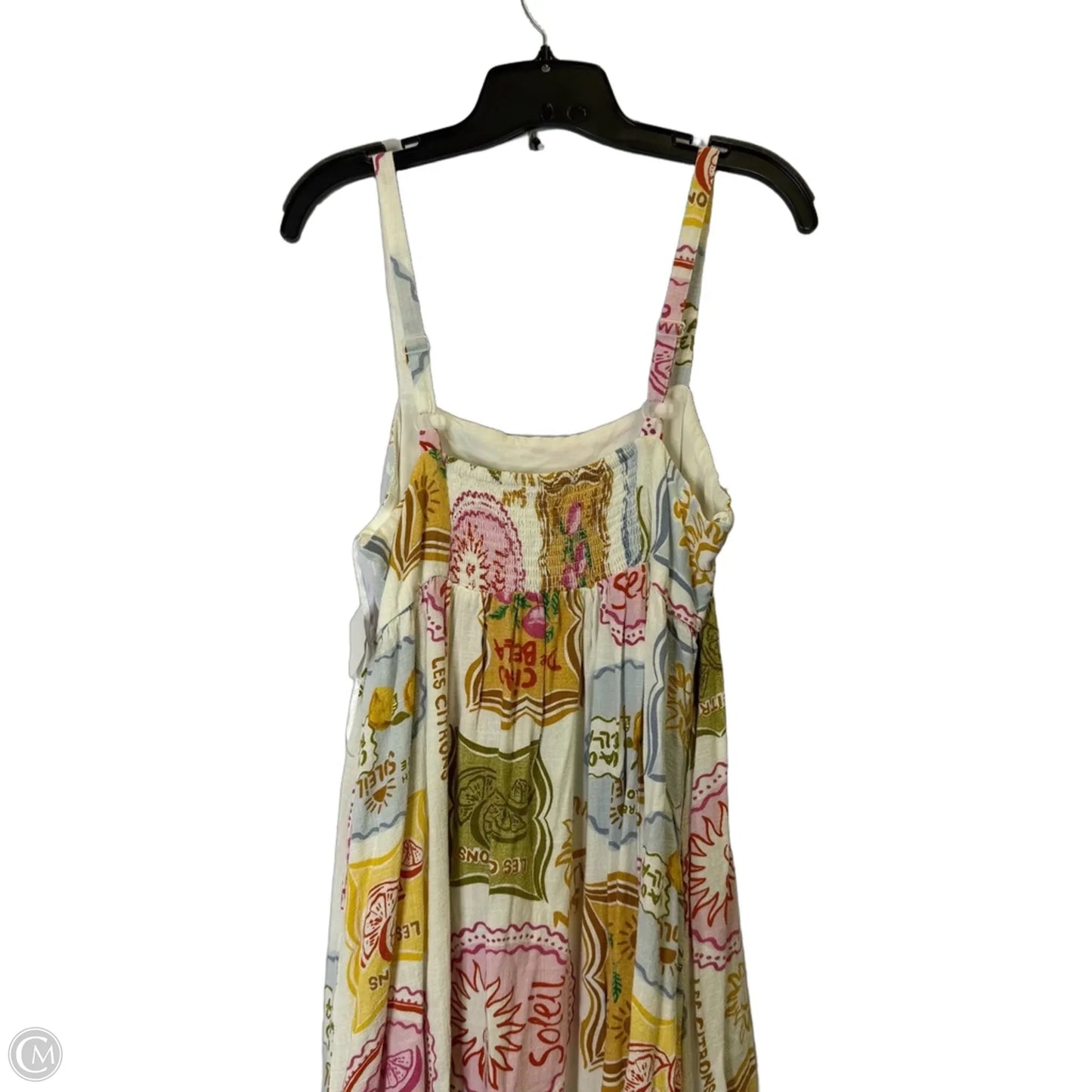 Dress Casual Midi By Clothes Mentor In Tropical Print, Size: L