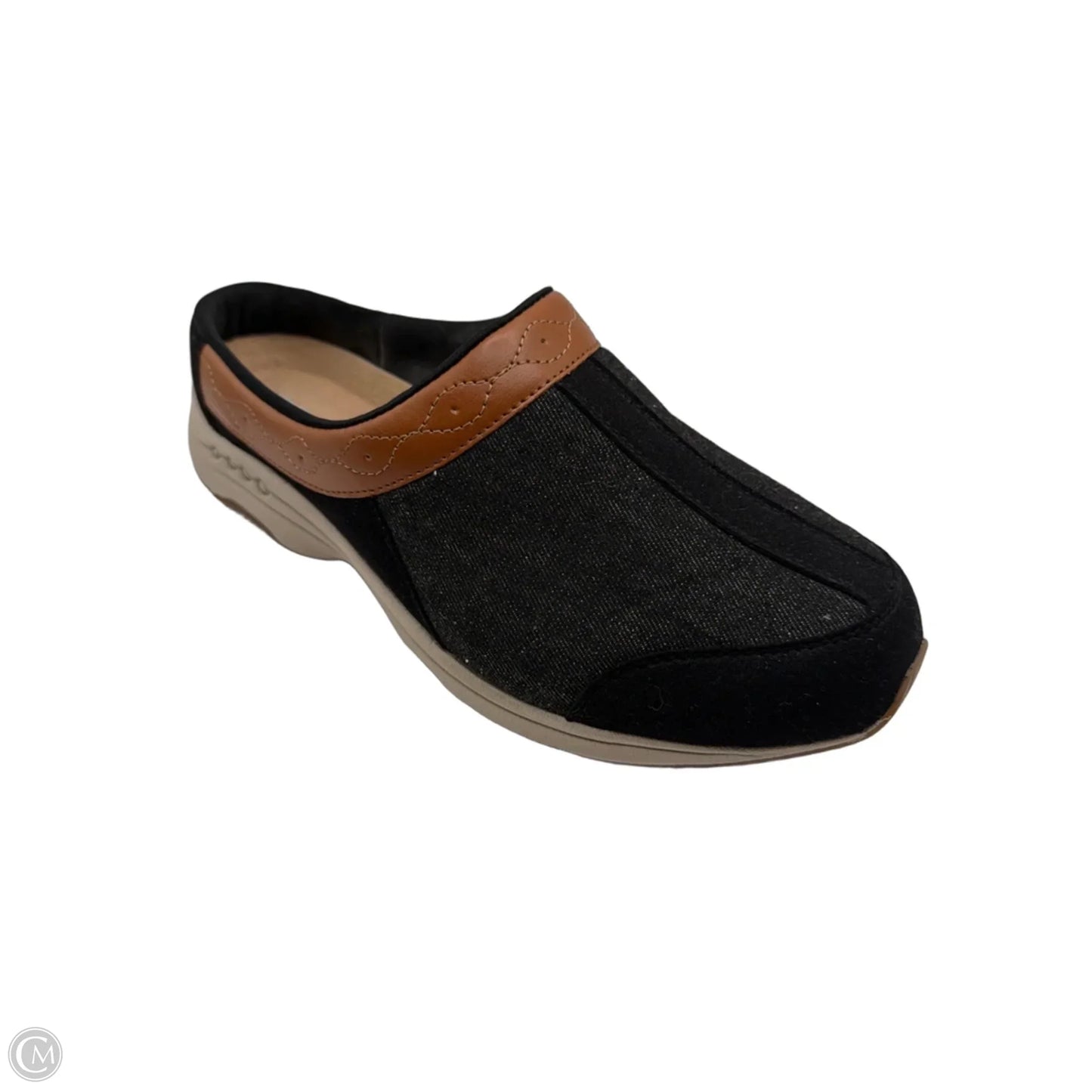 Shoes Flats By Easy Spirit In Black & Brown, Size: 9.5