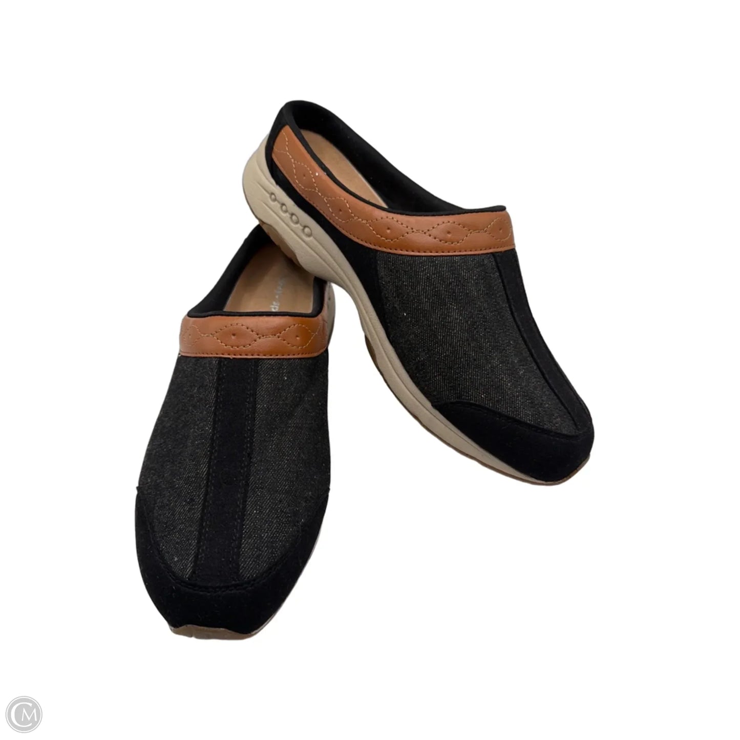 Shoes Flats By Easy Spirit In Black & Brown, Size: 9.5