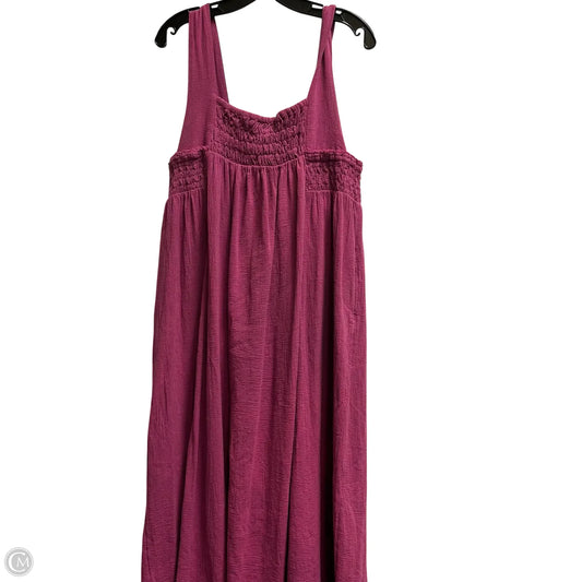 Dress Casual Maxi By Free People In Purple, Size: L