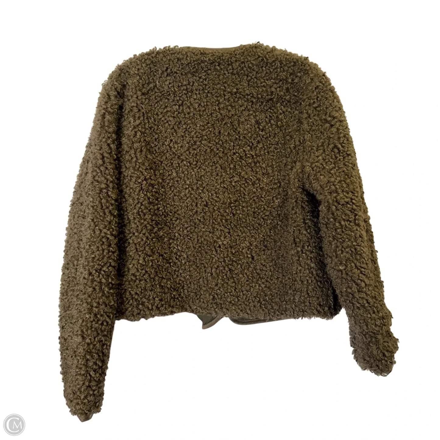 Jacket Faux Fur & Sherpa By Steve Madden In Brown, Size: M