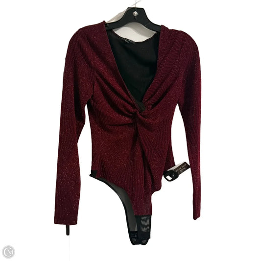 Bodysuit By Trixxi In Red, Size: M