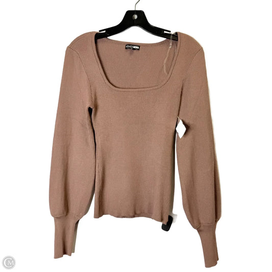 Top Long Sleeve By Fashion Nova In Mauve, Size: L