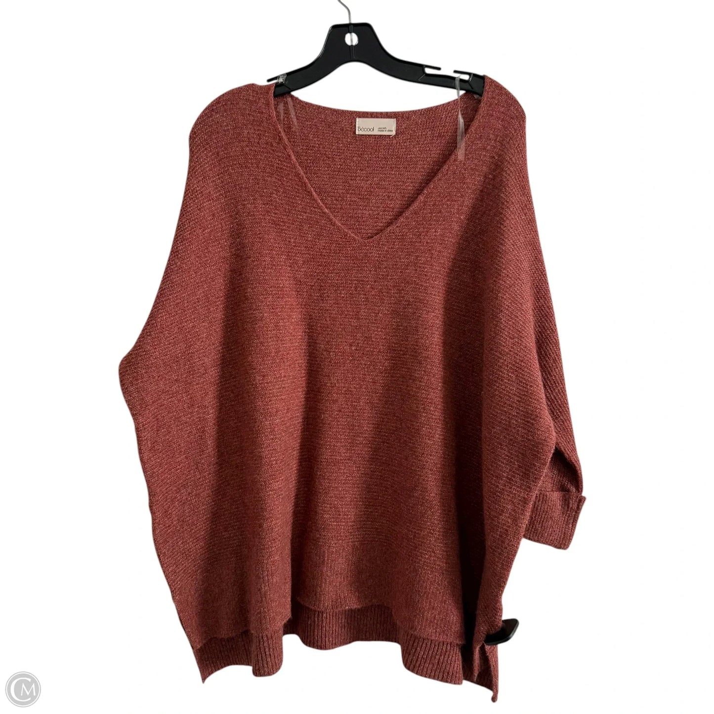Sweater By Be Cool In Orange, Size: M