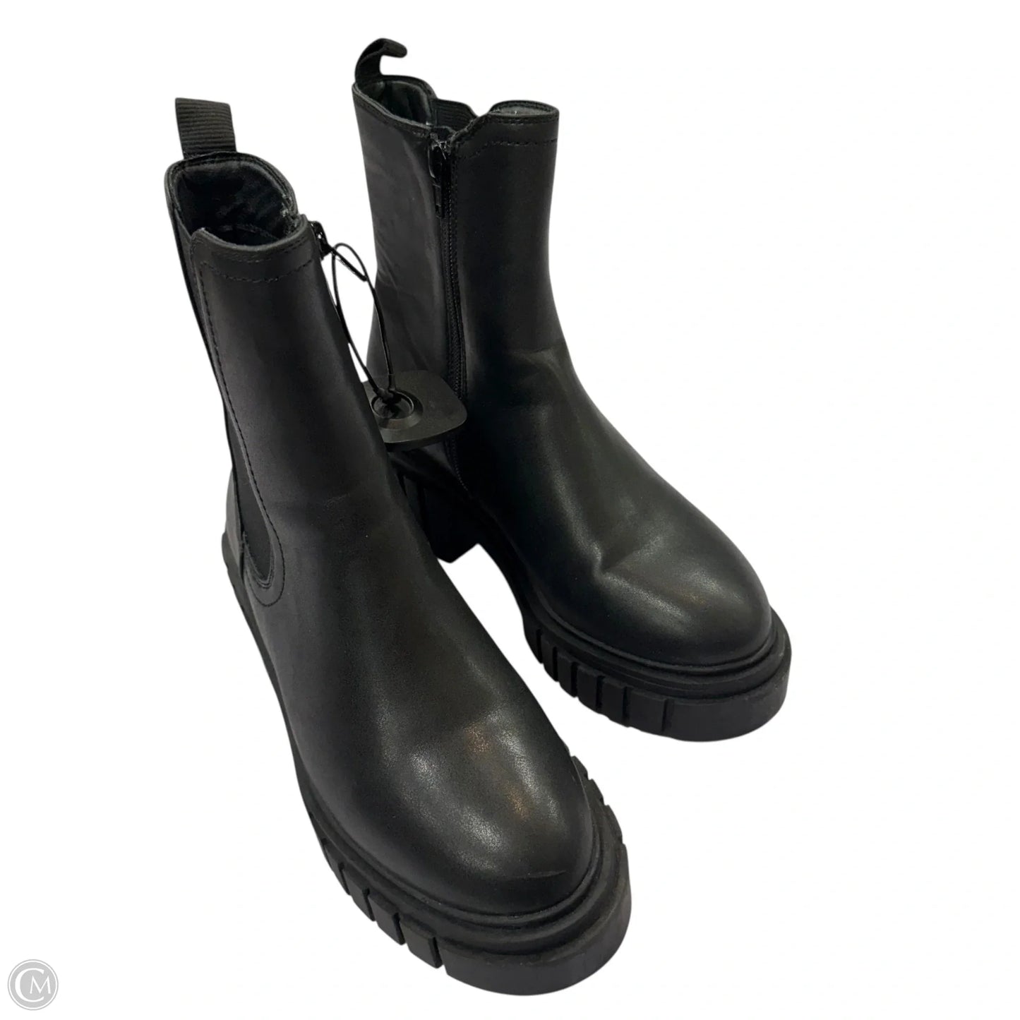 Boots Ankle Heels By Wild Fable In Black, Size: 7