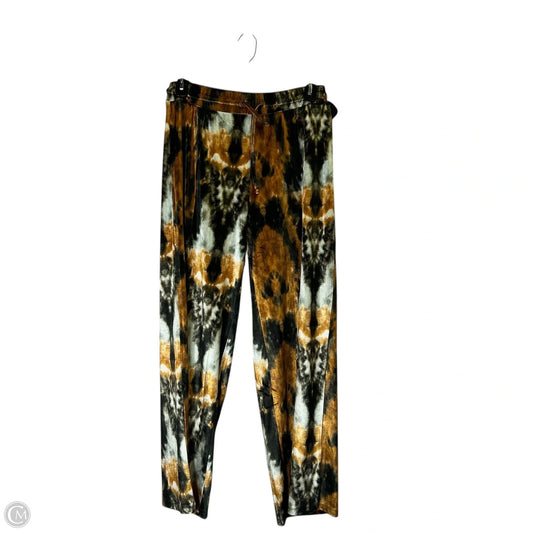 Pants Wide Leg By Top Shop In Tie Dye Print, Size: 8