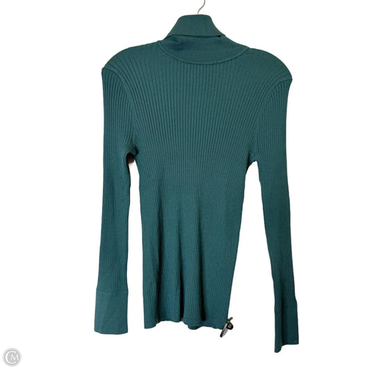 Top Long Sleeve By Loft In Teal, Size: L