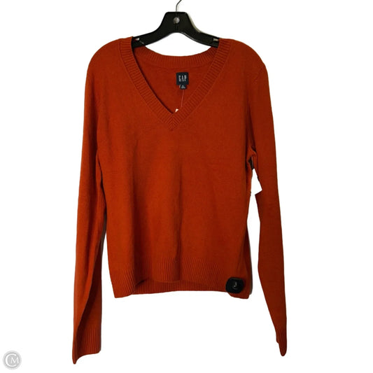 Sweater By Gap In Orange, Size: M