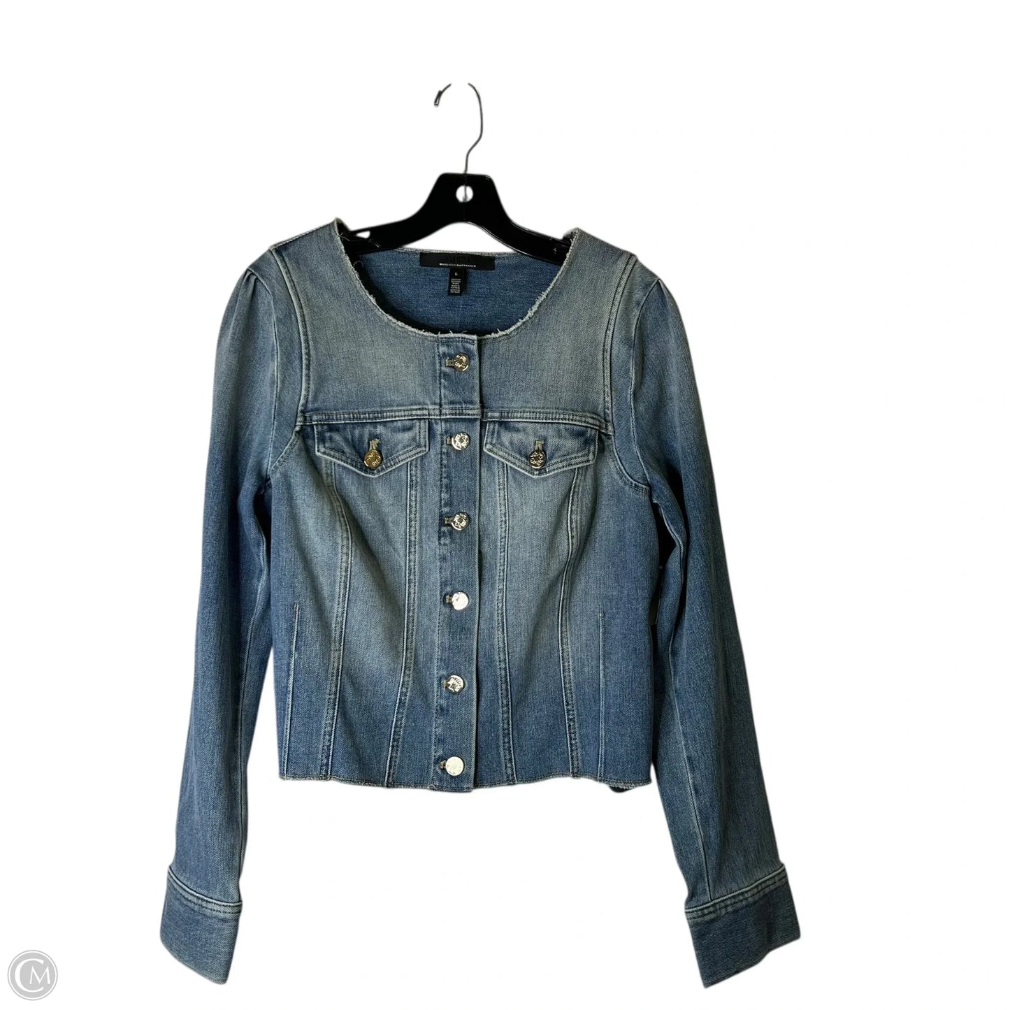 Jacket Denim By White House Black Market In Blue Denim, Size: L